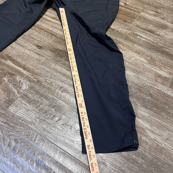 ROYAL ROBBINS Quick Dry Pants Women's Size 12 Black Adjustable Cuff Opening - Picture 4 of 13